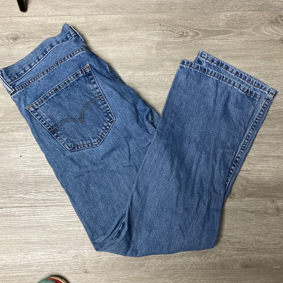Levi’s 505 size 34X29 men’s classic med wash unisex casual relaxed fit - Picture 4 of 10